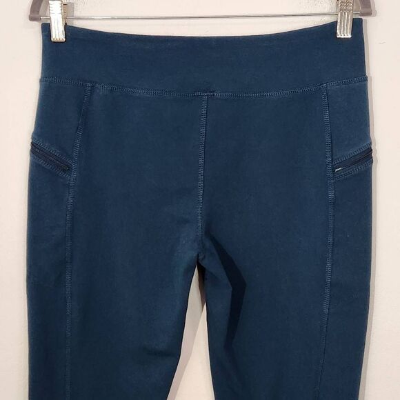 D&Co. Active Teal Cropped Leggings Size Medium - Picture 5 of 7